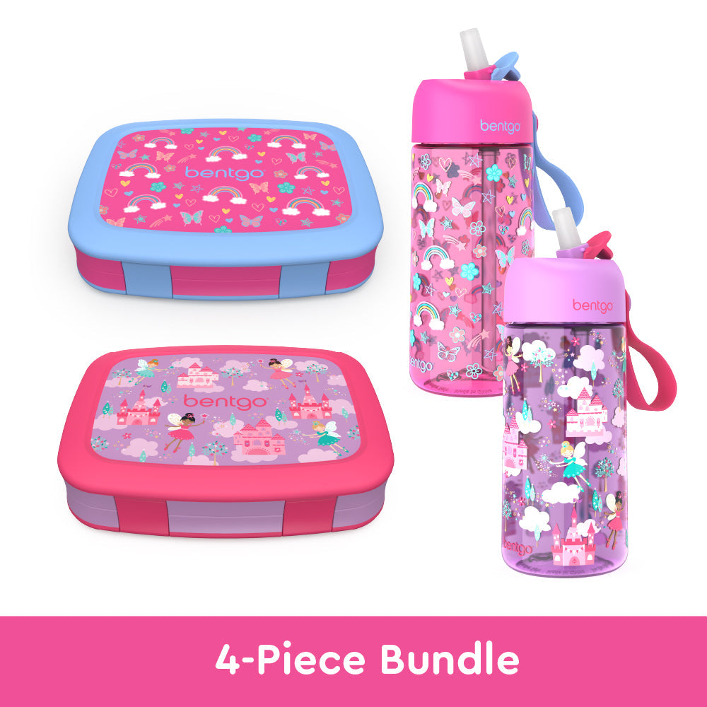 bentgo-kids-prints-lunch-boxes-and-water-bottles-p3 bentgo-lunch-box-bottle-bundle-rainbow-fairy-1.jpg